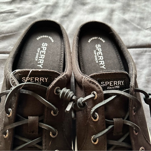 NWT Women’s Black Slip On Sperry Size 9.5 • - Picture 4 of 9